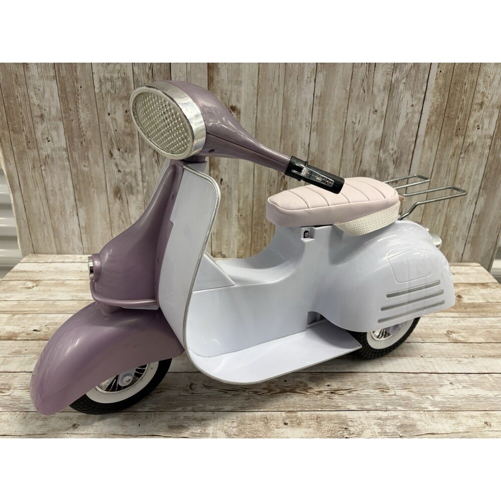 Our Generation Ride in Style Doll Scooter - Purple & White -fits American Girl